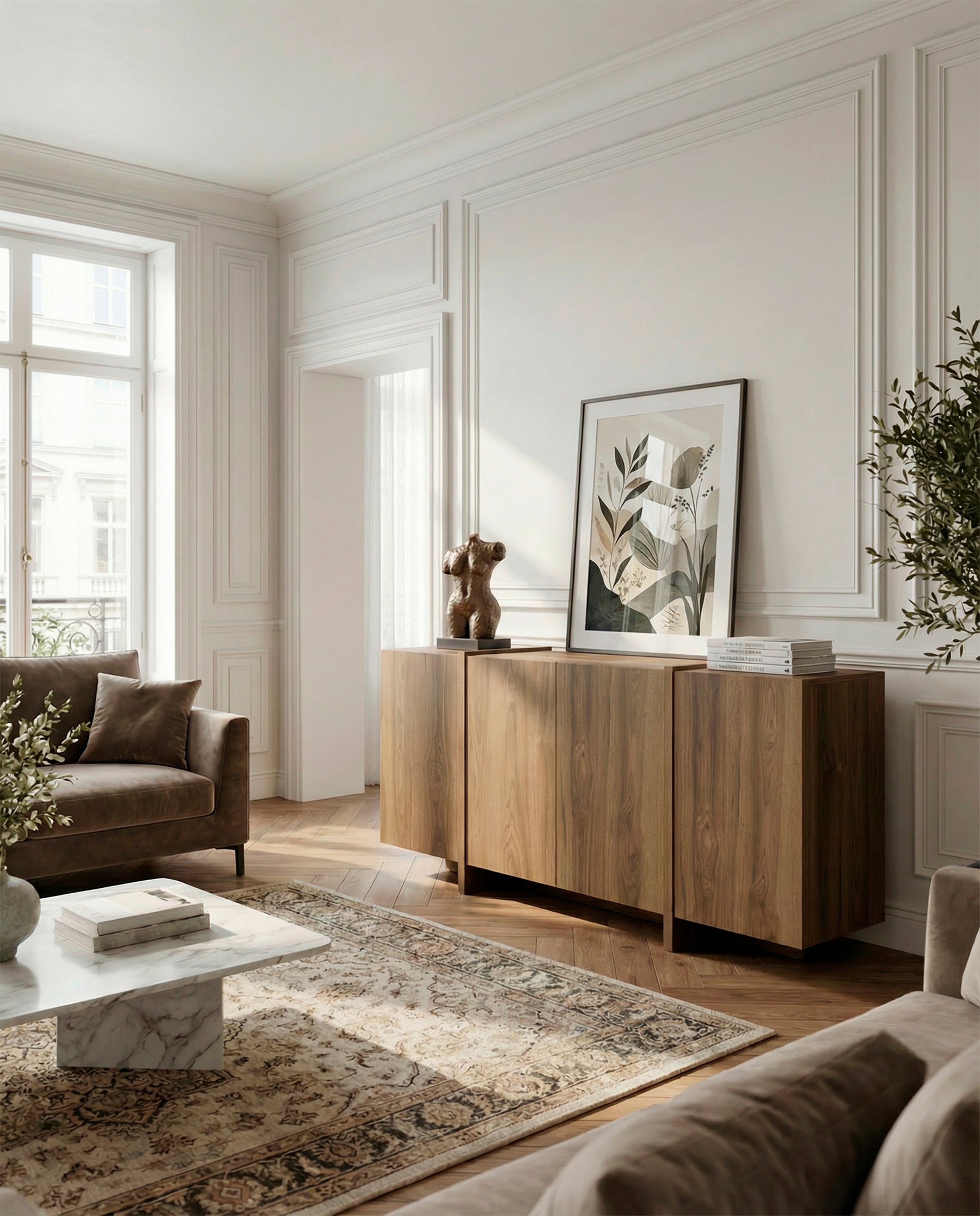 Madia 4 ante rovere Zyra 180x79 cm