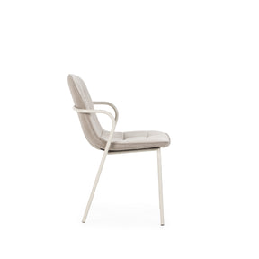 Set di 4 sedie con gamba in metallo Kaia 81x46 cm