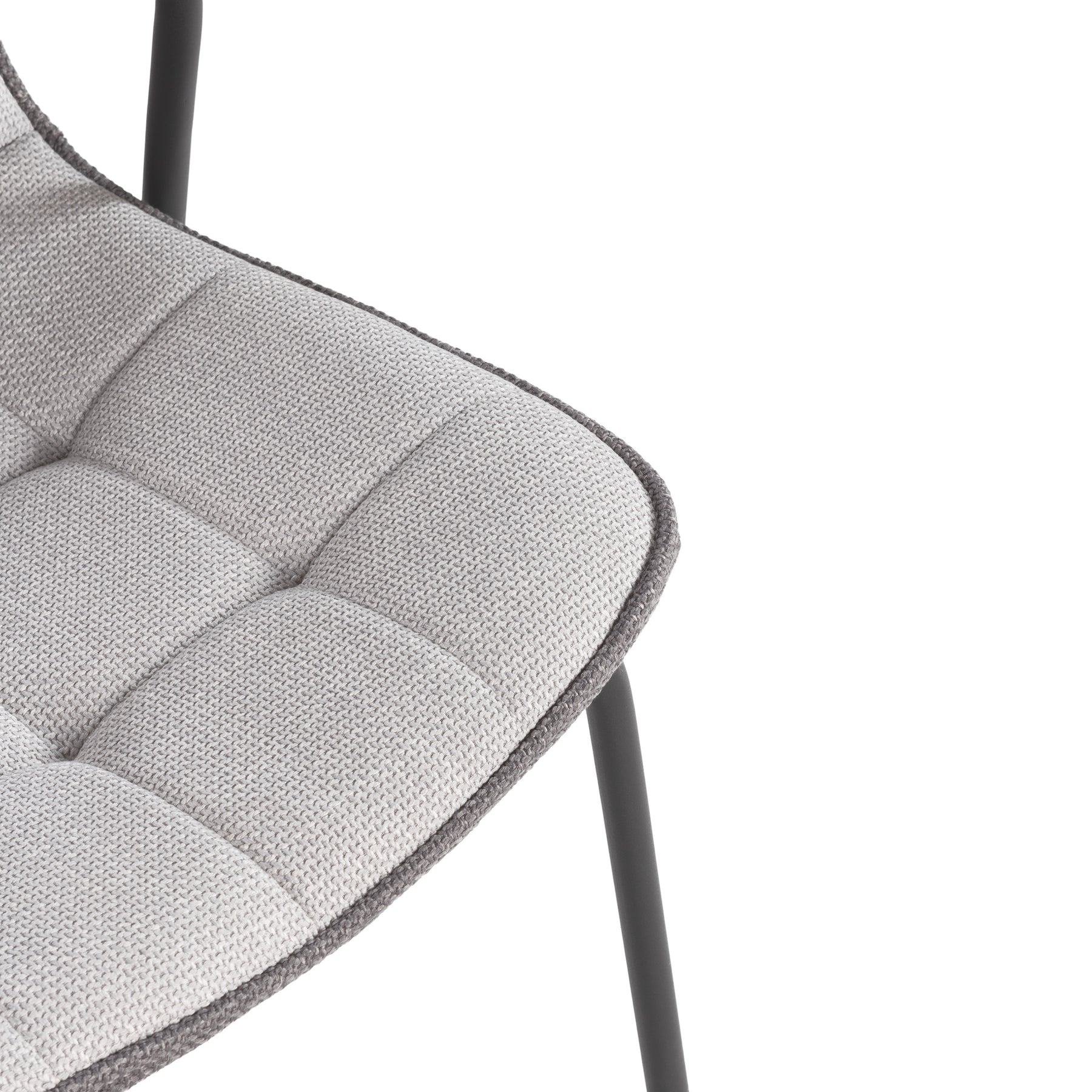 Set di 4 sedie con gamba in metallo Kaia 81x46 cm