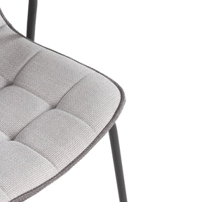 Set di 4 sedie con gamba in metallo Kaia 81x46 cm