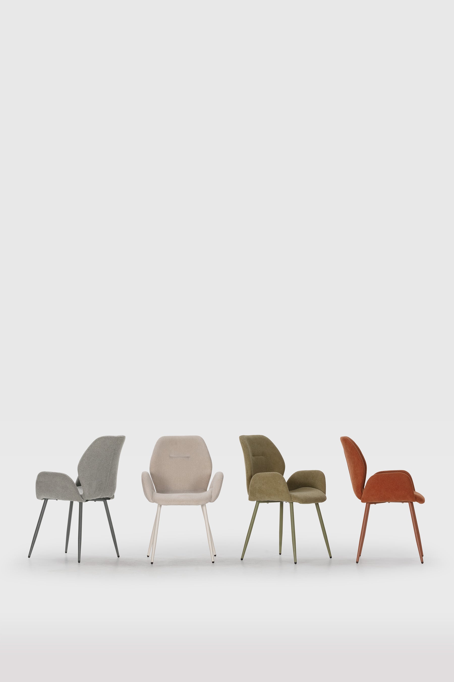 Set di 2 poltrone con gamba in metallo Blair 57x57 cm