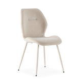 Set di 4 sedie con gamba in metallo Quinn 58x49 cm