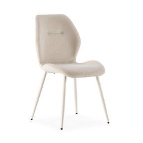 Set di 4 sedie con gamba in metallo Quinn 58x49 cm