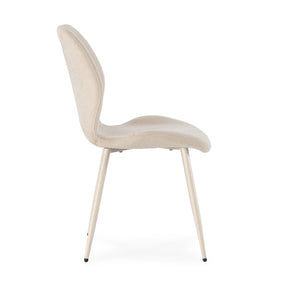 Set di 4 sedie con gamba in metallo Quinn 58x49 cm