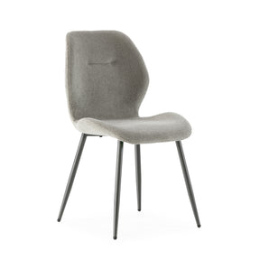 Set di 4 sedie con gamba in metallo Quinn 58x49 cm