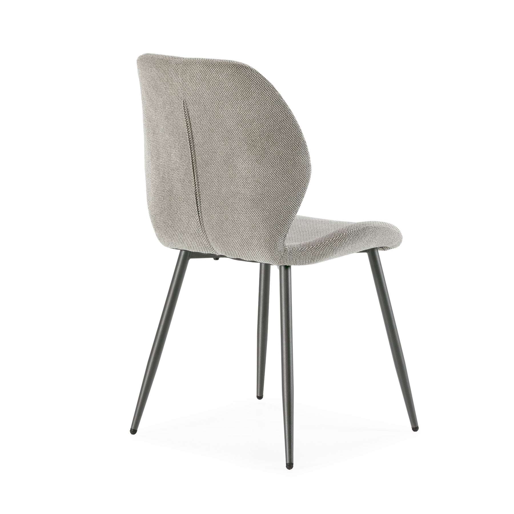Set di 4 sedie con gamba in metallo Quinn 58x49 cm