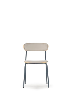 Set di 2 sedie con gambe in metallo blu Saulyn 52x78 cm