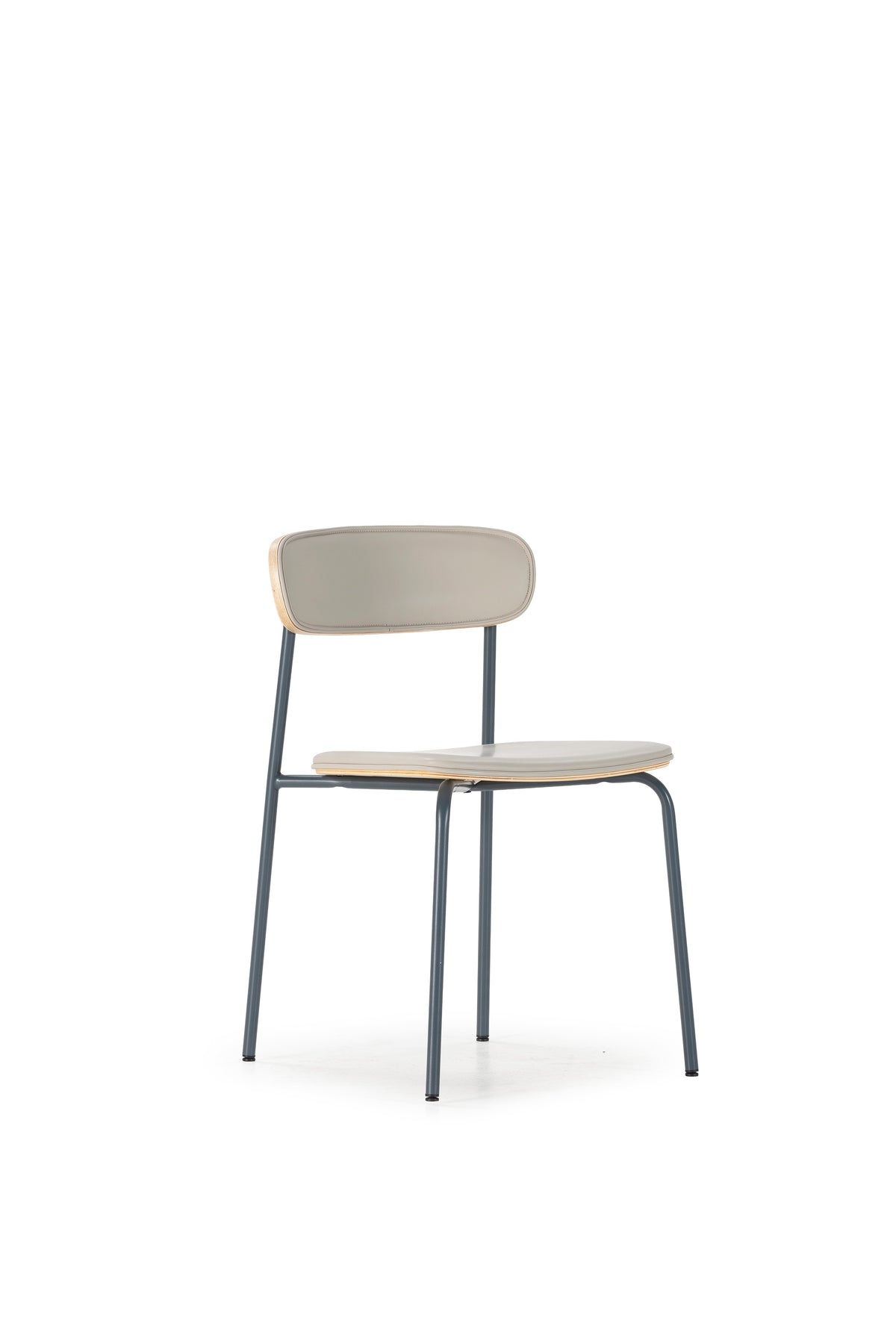 Set di 2 sedie con gambe in metallo blu Saulyn 52x78