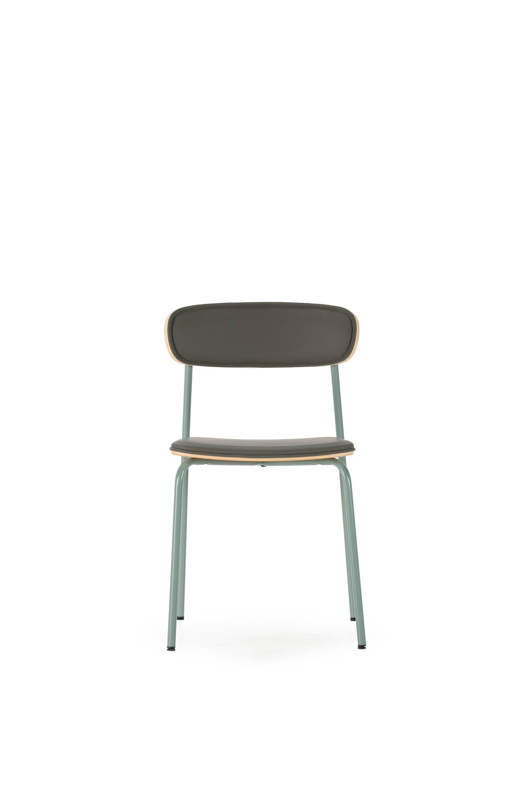 Set di 2 sedie con gambe in metallo blu Saulyn 52x78 cm