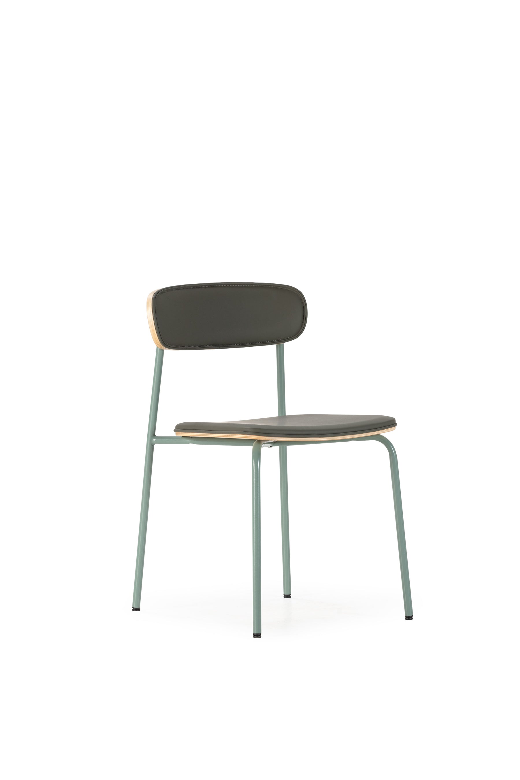 Set di 2 sedie con gambe in metallo blu Saulyn 52x78 cm