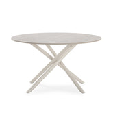 Tavolo rotondo con gamba in metallo Baris 80x45 cm