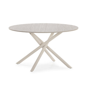 Tavolo rotondo con gamba in metallo Baris 80x45 cm