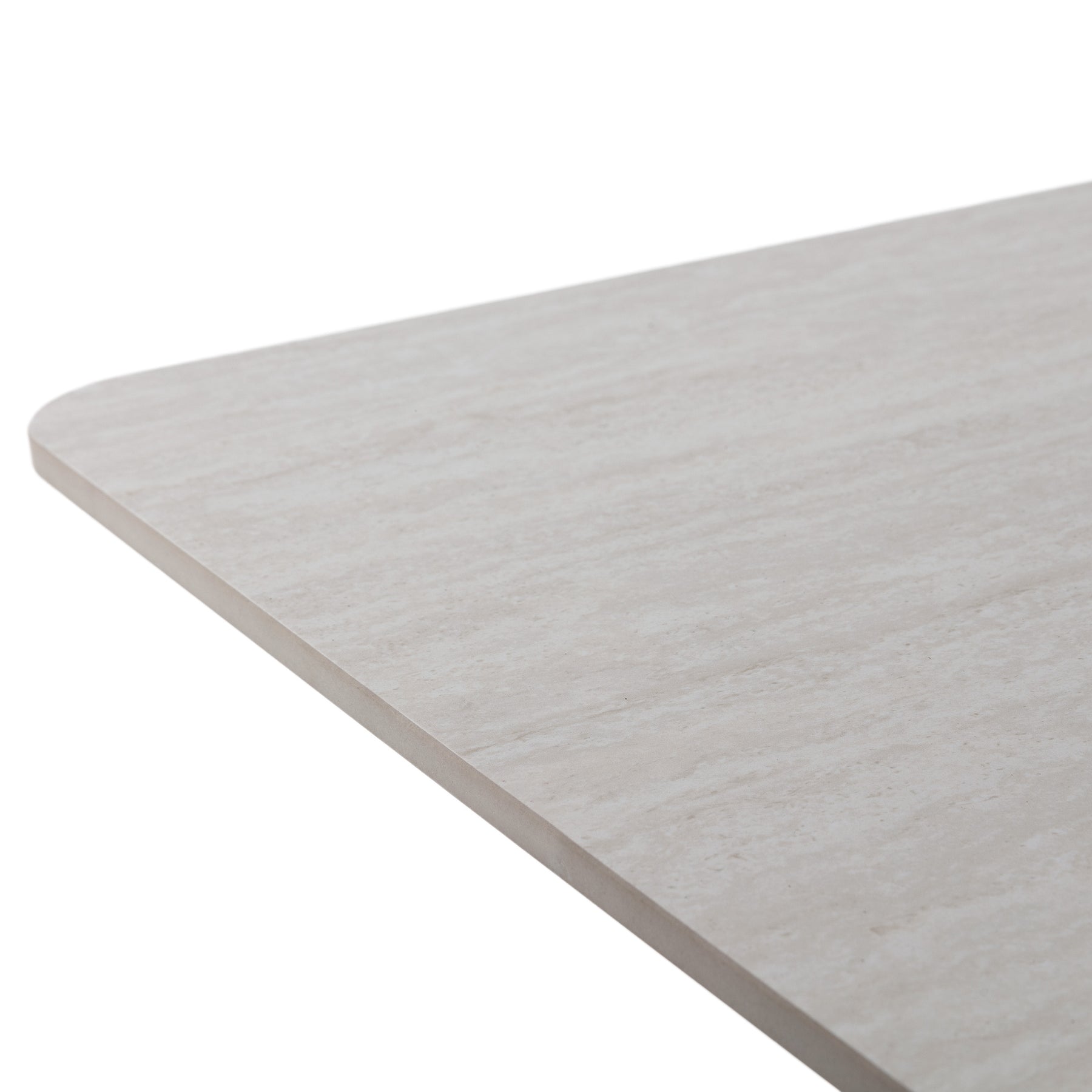 Tavolino girevole con gamba in metallo Elvan 114x42 cm