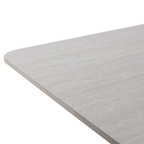 Tavolino girevole con gamba in metallo Elvan 114x42 cm
