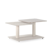 Tavolino girevole con gamba in metallo Elvan 114x42 cm