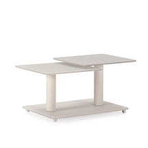 Tavolino girevole con gamba in metallo Elvan 114x42 cm