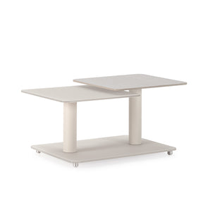 Tavolino girevole con gamba in metallo Elvan 114x42 cm