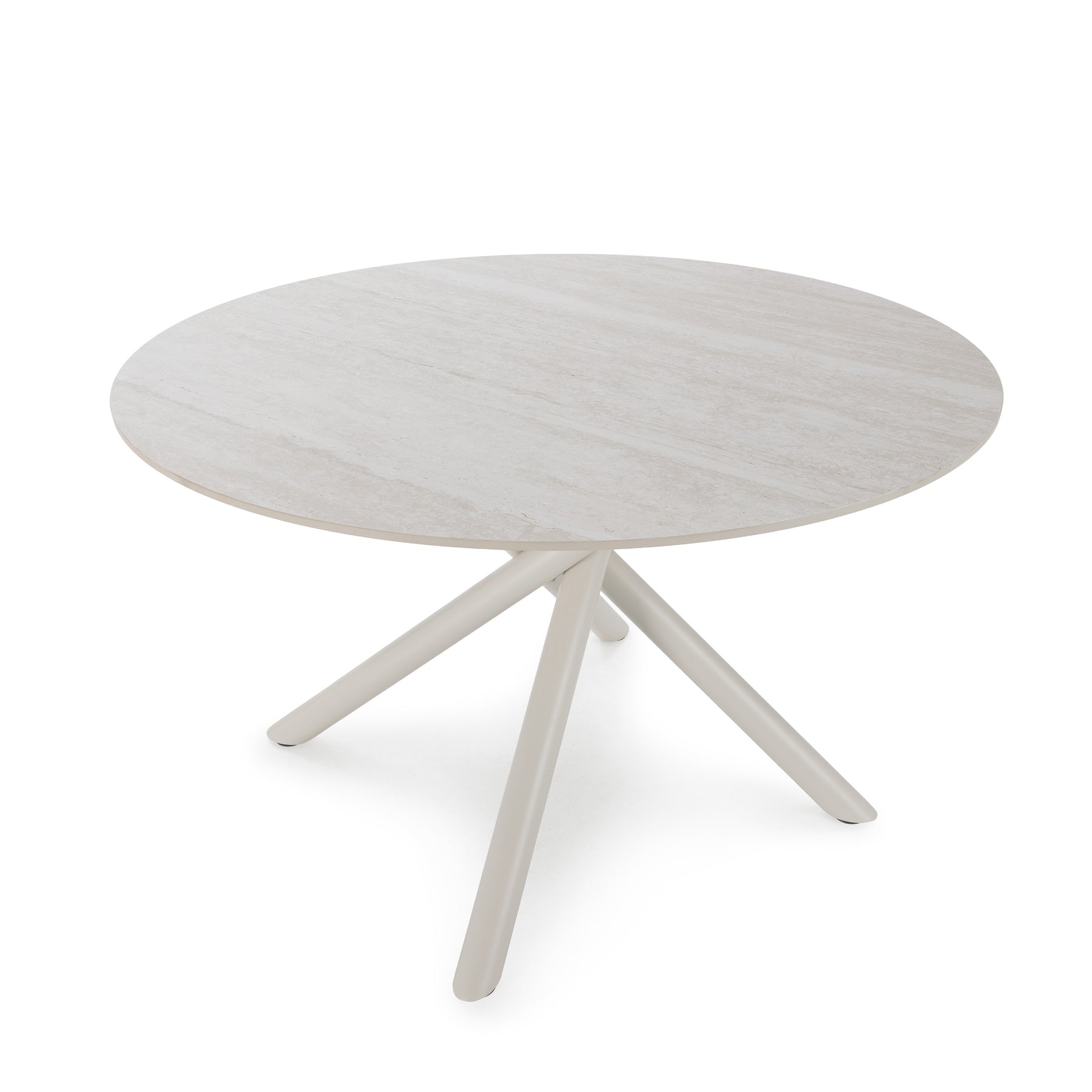 Tavolo rotondo in pietra sinterizzata Wudo 119x75 cm