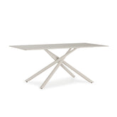 Tavolo rettangolare con gamba in metallo Brad 180x75 cm