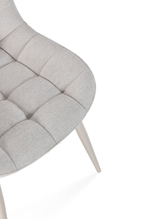 Set di 4 sedie in tessuto Foura 48x85 cm