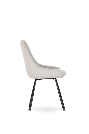 Set di 4 sedie in tessuto Cloen 52x85 cm