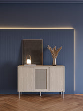 Madia 3 ante con gamba in metallo Hinti 125x80 cm