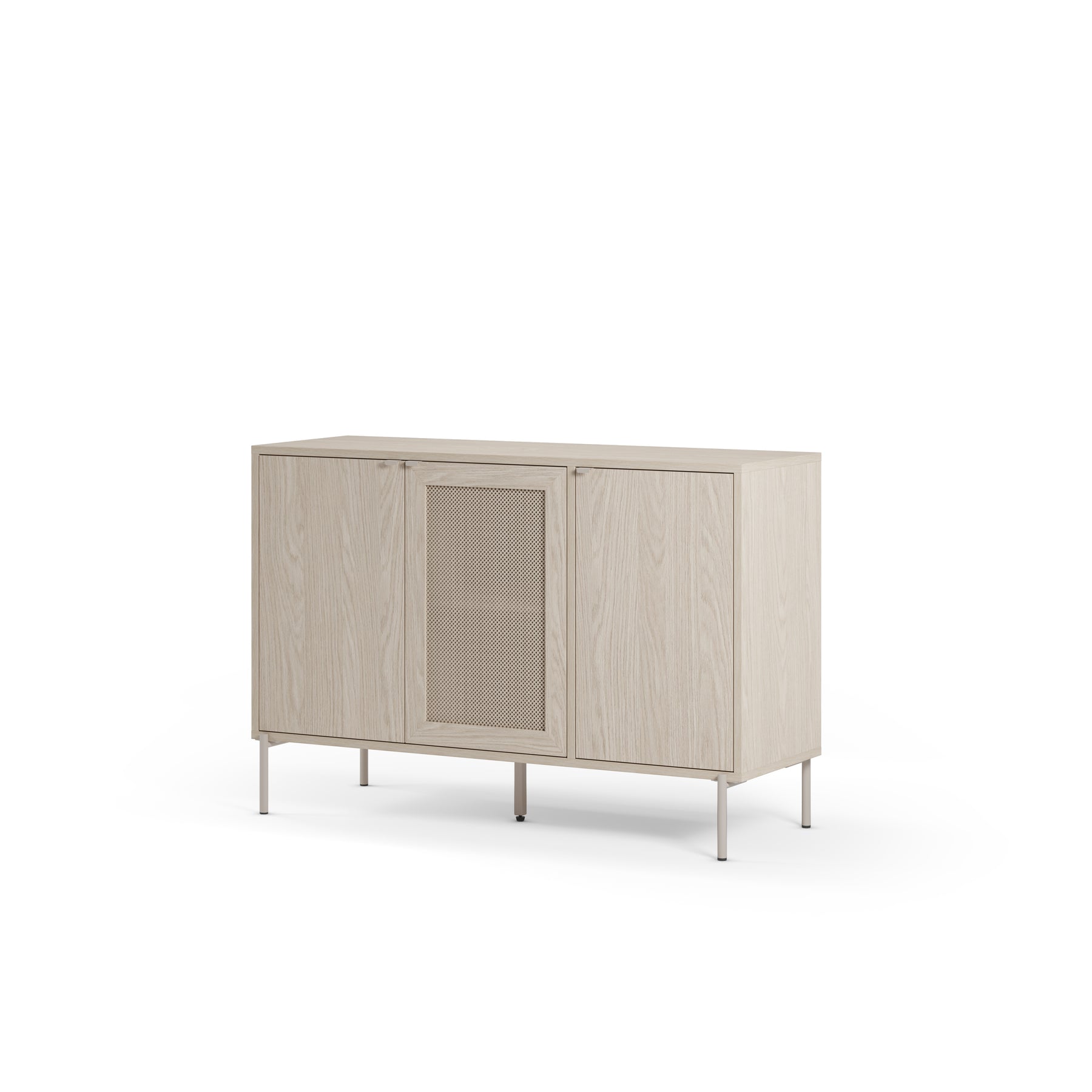 Madia 3 ante con gamba in metallo Hinti 125x80 cm