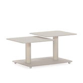 Tavolino girevole crema Vyon 114x48 cm