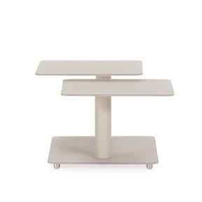 Tavolino girevole crema Vyon 114x48 cm