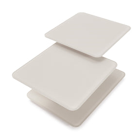 Tavolino girevole crema Vyon 114x48 cm