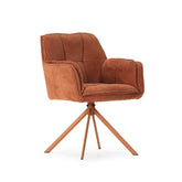 Set di 2 poltrone girevoli Swivy 67x84 cm