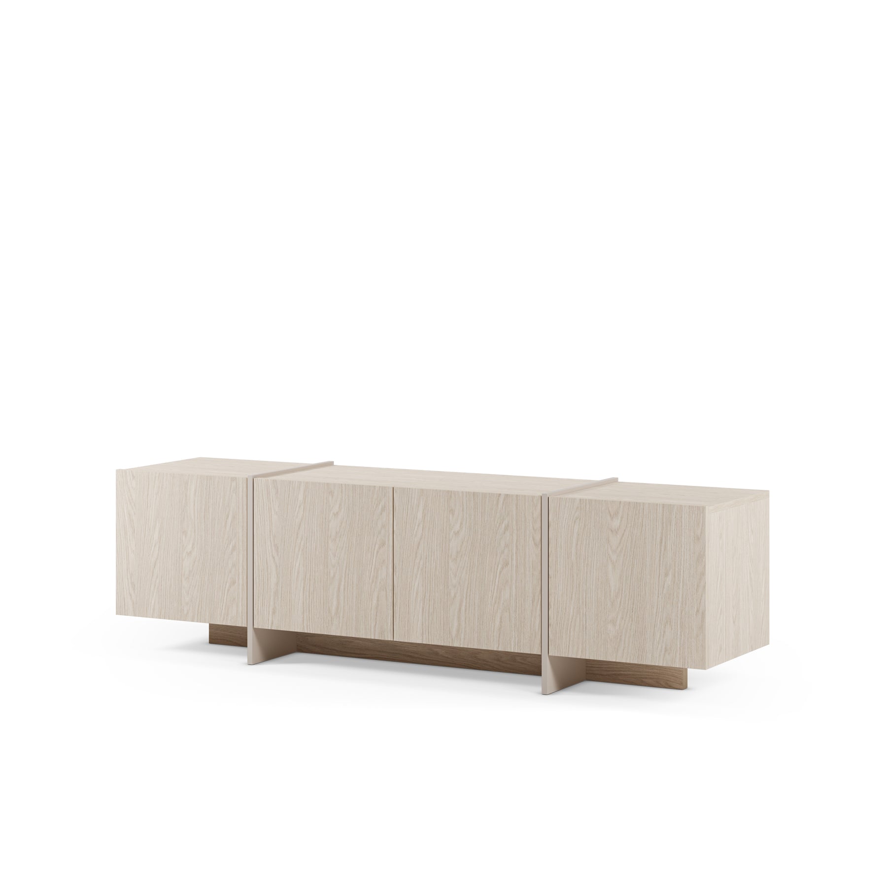 Mobile TV 4 ante rovere Vivory 180x55 cm