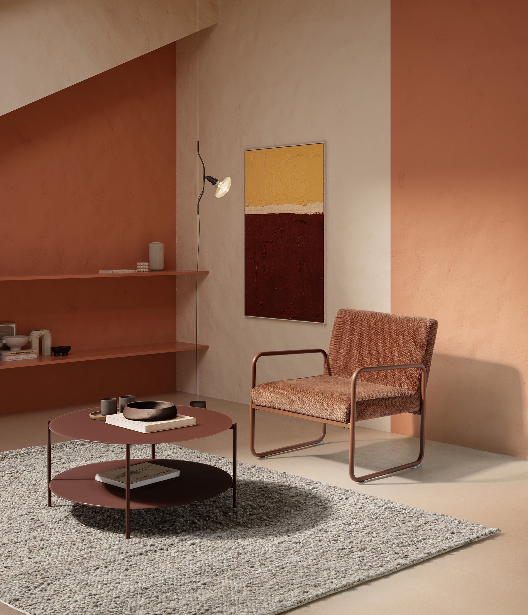 Poltrona in tessuto Thess 70x80 cm