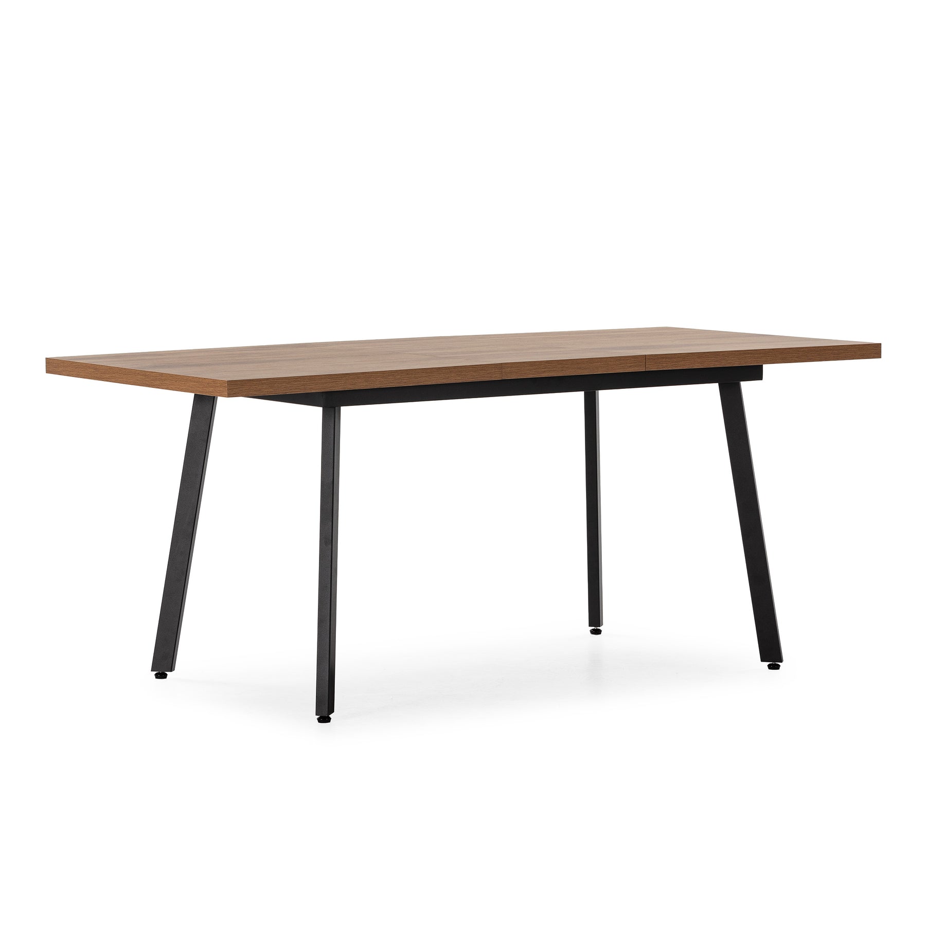 Tavolo rettangolare allungabile con gamba in metallo Blaun 138/178x76 cm