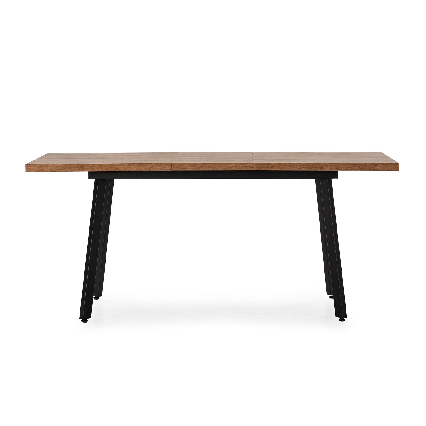 Tavolo rettangolare allungabile con gamba in metallo Blaun 138/178x76 cm