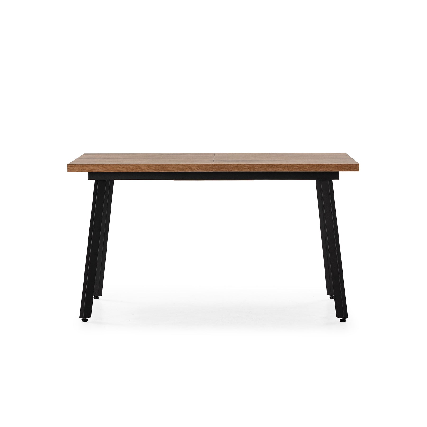 Tavolo rettangolare allungabile con gamba in metallo Blaun 138/178x76 cm