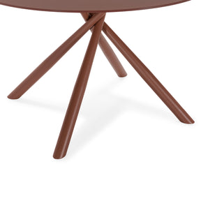 Tavolo rotondo con gamba in metallo Elly 120x75 cm