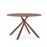 Tavolo rotondo con gamba in metallo Elly 120x75 cm