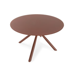 Tavolo rotondo con gamba in metallo Elly 120x75 cm