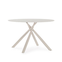 Tavolo rotondo con gamba in metallo Elly 120x75 cm