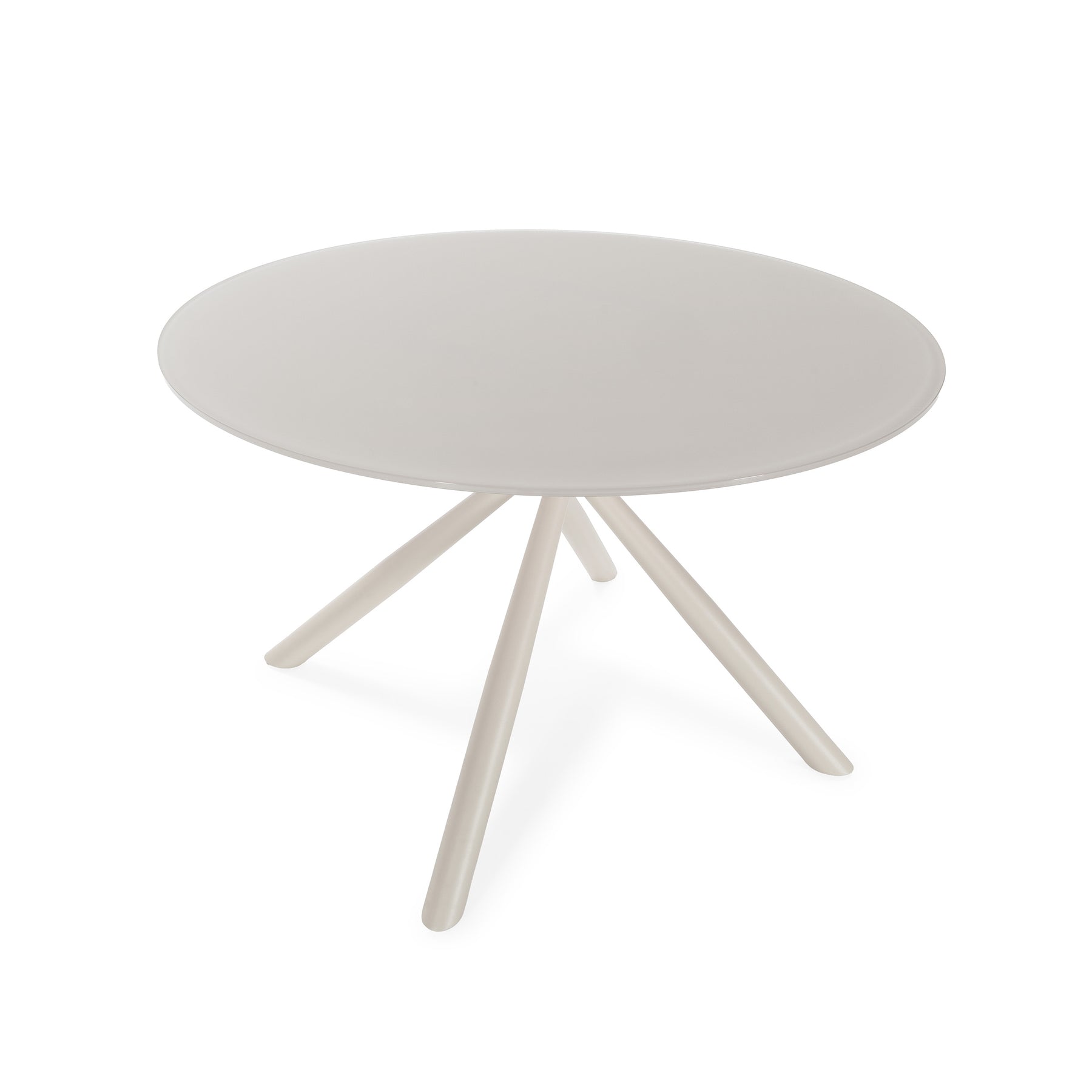 Tavolo rotondo con gamba in metallo Elly 120x75 cm