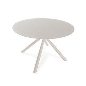 Tavolo rotondo con gamba in metallo Elly 120x75 cm