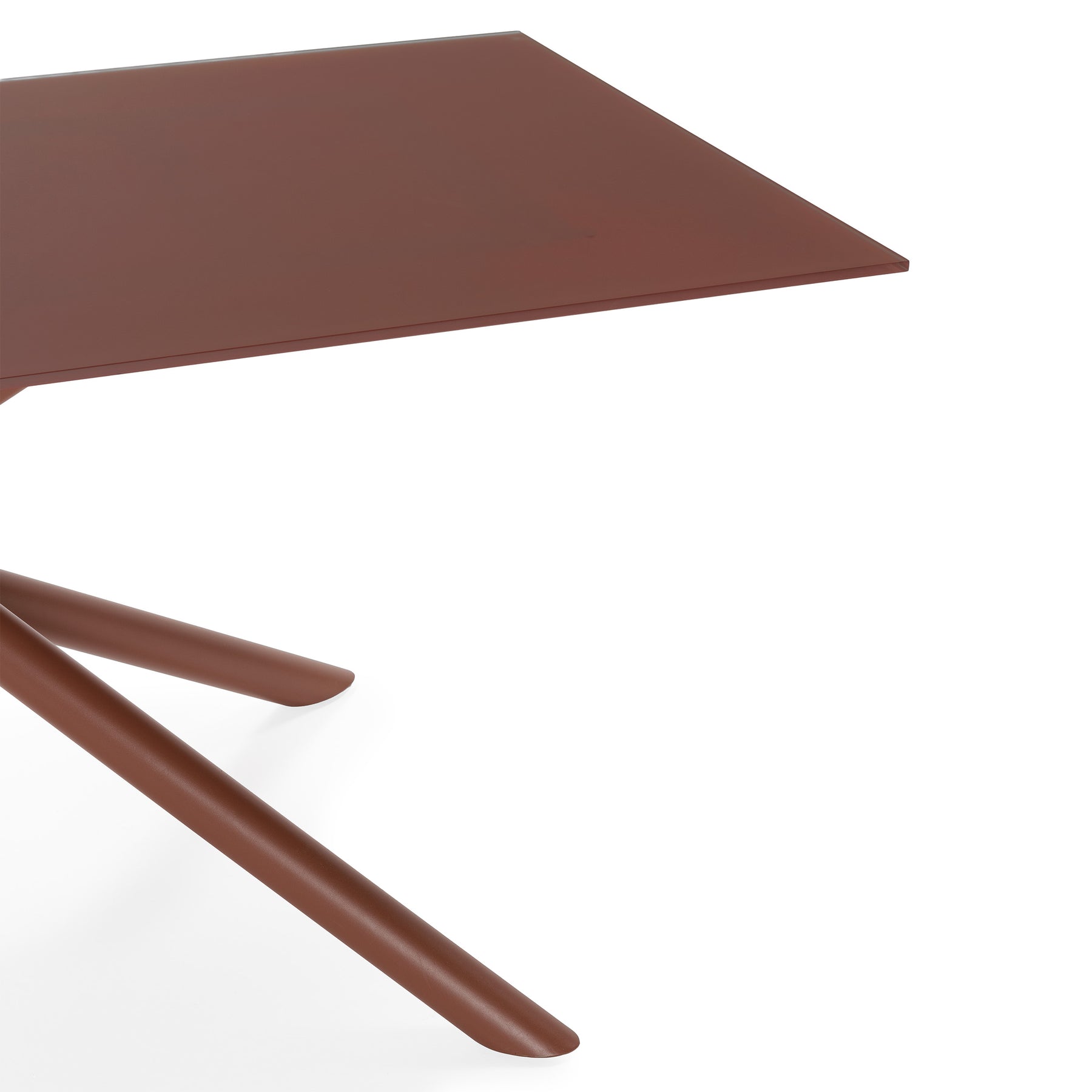 Tavolo rettangolare con gamba in metallo Lexy 180x75 cm