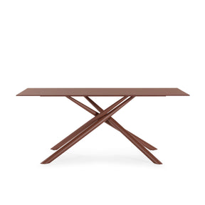 Tavolo rettangolare con gamba in metallo Lexy 180x75 cm