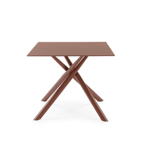 Tavolo rettangolare con gamba in metallo Lexy 180x75 cm