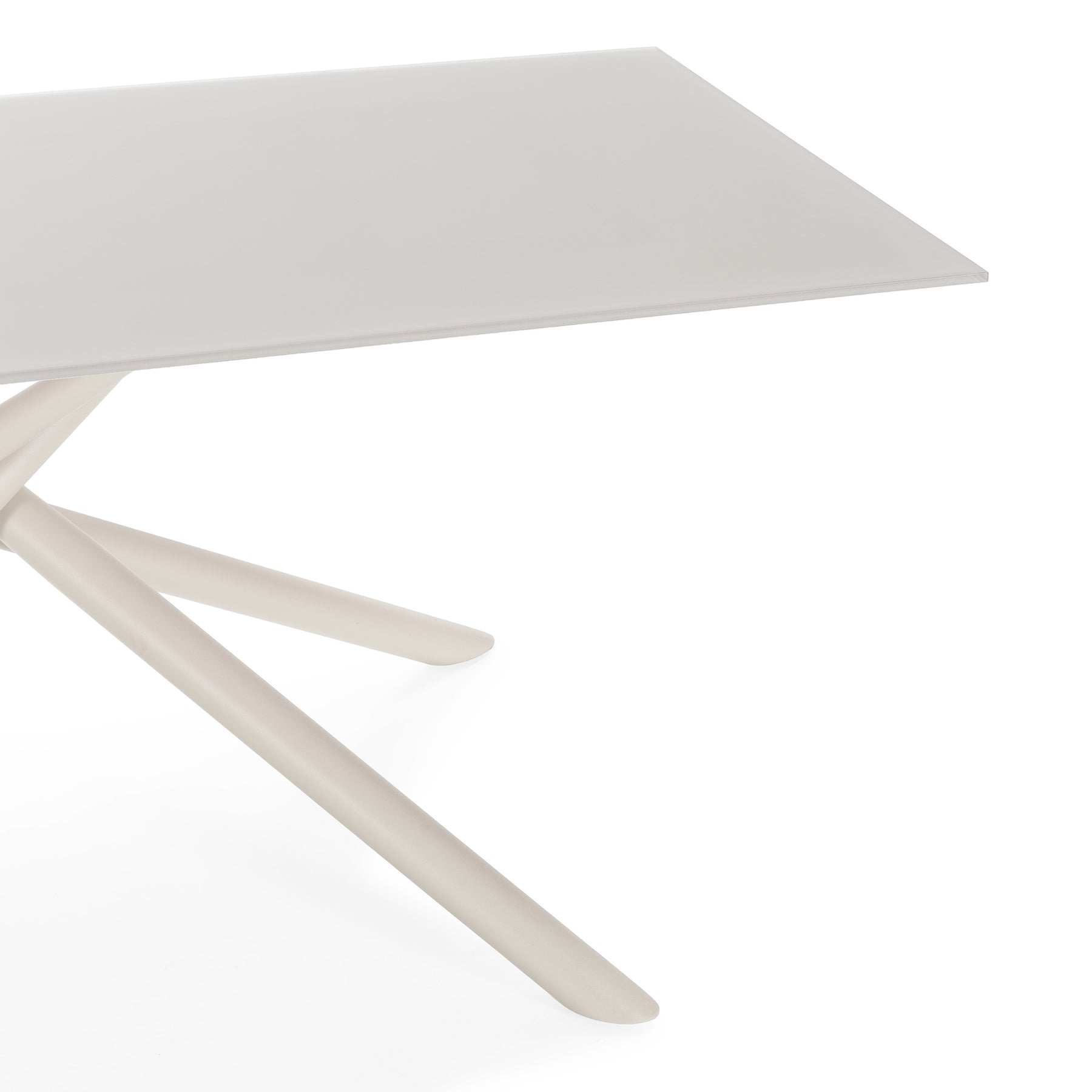 Tavolo rettangolare con gamba in metallo Lexy 180x75 cm