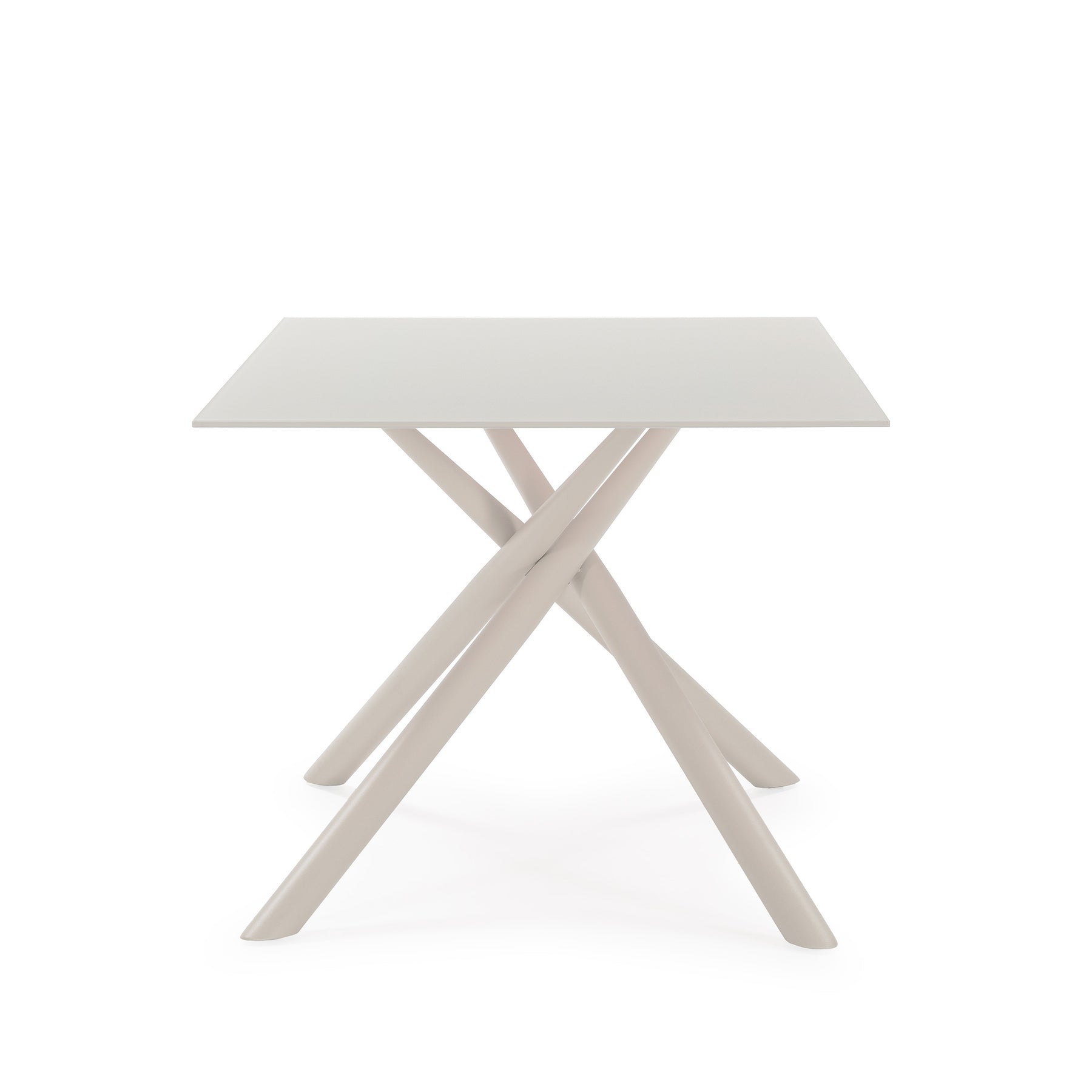 Tavolo rettangolare con gamba in metallo Lexy 180x75 cm