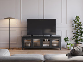 Mobile TV 4 ante in legno di pino Herity 150x50 cm