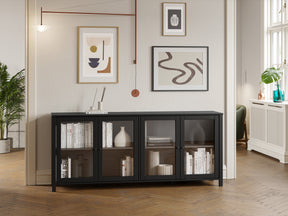 Madia 4 ante in legno di pino Herity 186x80 cm