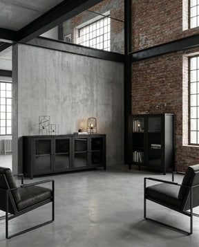 Madia 4 ante in legno di pino Herity 186x80 cm